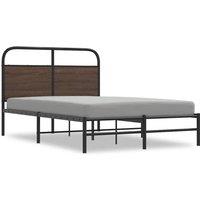 Berkfield Home Bed Frame Frame 120x190 cm Small Double Brown Oak Wood