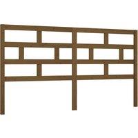 Berkfield Home Bed Headboard Honey Brown 186x4x100 cm Solid Wood Pine | Size: 186 x 4 x 100 cm