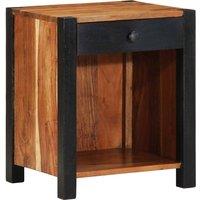 Berkfield Home Bedside Cabinets 2 pcs 40x35x50 cm Solid Wood Acacia in Brown | Size: 40 x 35 x 50 cm