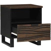 Berkfield Home Bedside Cabinets 2 pcs 40 x 33 x 46 cm Solid Wood Mango in Brown