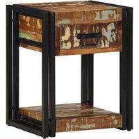 Berkfield Home Bedside Cabinets 2 pcs 40x35x50 cm Solid Wood Reclaimed in Brown | Size: 40 x 35 x 50 cm