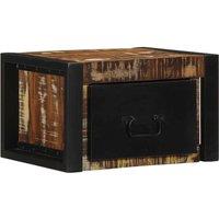 Berkfield Home Bedside Cabinets 2 pcs Multicolour 40x35x25 cm Solid Wood Reclaimed | Size: 40 x 35 x 25 cm