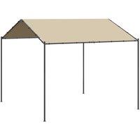 Berkfield Home Canopy Tent Beige 3x3 m Steel & Fabric