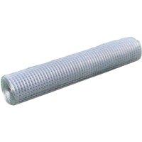 Berkfield Home Chicken Wire Fence Galvanised Steel 25x1 m Silver