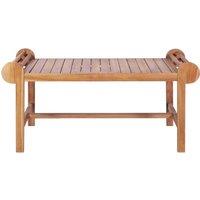 Berkfield Home Coffee Table 100x50x45 cm Solid Teak in Brown | Size: 100 x 50 x 45 cm