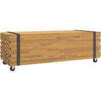 Berkfield Home Coffee Table 110x45x35 cm Solid Wood Teak in Brown | Size: 110 x 45 x 35 cm