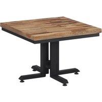 Berkfield Home Coffee Table 55x55x40 cm Solid Reclaimed Teak in Brown | Size: 55 x 55 x 40 cm