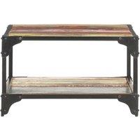 Berkfield Home Coffee Table 60x60x35 cm Solid Reclaimed Wood | Size: 60 x 60 x 35 cm