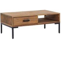 Berkfield Home Coffee Table 90x50x35 cm Solid Pinewood in Brown | Size: 90 x 50 x 35 cm