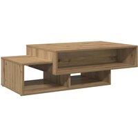 Berkfield Home Coffee Table Artisan Oak 105x55x32 cm Engineered Wood in Brown | Size: 105 x 55 x 32 cm