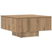 Berkfield Home Coffee Table Artisan Oak 60x60x31.5 cm Engineered Wood in Brown