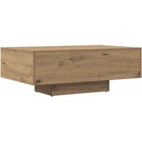 Berkfield Home Coffee Table Artisan Oak 85x55x31 cm Engineered Wood in Brown | Size: 85 x 55 x 31 cm