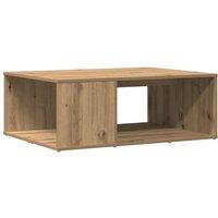 Berkfield Home Coffee Table Artisan Oak 90x67x33 cm Engineered Wood in Brown | Size: 90 x 67 x 33 cm