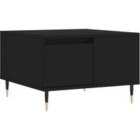Berkfield Home Coffee Table Black 55x55x36.5 cm Engineered Wood
