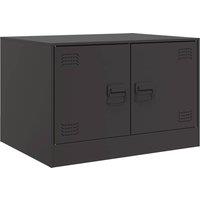 Berkfield Home Coffee Table Black 67x50x44 cm Steel | Size: 67 x 50 x 44 cm