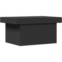 Berkfield Home Coffee Table Black 80x55x40 cm Engineered Wood | Size: 80 x 55 x 40 cm