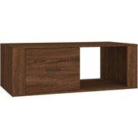 Berkfield Home Coffee Table Brown Oak 100x50.5x35 cm Engineered Wood