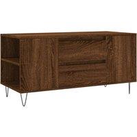 Berkfield Home Coffee Table Brown Oak 102x44.5x50 cm Engineered Wood