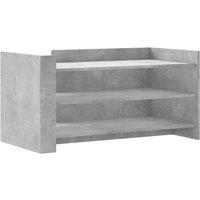 Berkfield Home Coffee Table Concrete Grey 100x50x50 cm Engineered Wood | Size: 100 x 50 x 50 cm