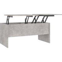 Berkfield Home Coffee Table Concrete Grey 102x50.5x46.5 cm Engineered Wood
