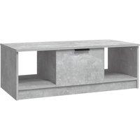 Berkfield Home Coffee Table Concrete Grey 102x50x36 cm Engineered Wood | Size: 102 x 50 x 36 cm