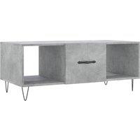 Berkfield Home Coffee Table Concrete Grey 102x50x40 cm Engineered Wood | Size: 102 x 50 x 40 cm