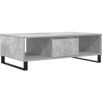 Berkfield Home Coffee Table Concrete Grey 104x60x35 cm Engineered Wood | Size: 104 x 60 x 35 cm