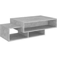 Berkfield Home Coffee Table Concrete Grey 105x55x32 cm Engineered Wood | Size: 105 x 55 x 32 cm