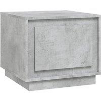 Berkfield Home Coffee Table Concrete Grey 51x50x44 cm Engineered Wood | Size: 51 x 50 x 44 cm