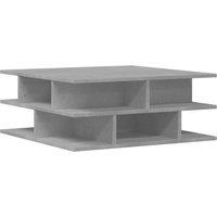 Berkfield Home Coffee Table Concrete Grey 70x70x29 cm Engineered Wood | Size: 70 x 70 x 29 cm