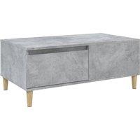 Berkfield Home Coffee Table Concrete Grey 90x50x36.5 cm Engineered Wood