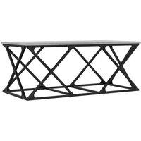 Berkfield Home Coffee Table Grey Sonoma 100x49x40 cm Engineered Wood | Size: 100 x 49 x 40 cm
