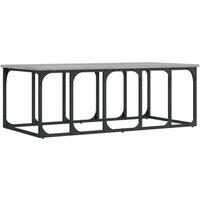 Berkfield Home Coffee Table Grey Sonoma 100x50x35.5 cm Engineered Wood