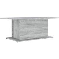 Berkfield Home Coffee Table Grey Sonoma 102x55.5x40 cm Engineered Wood