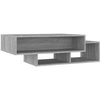 Berkfield Home Coffee Table Grey Sonoma 105x55x32 cm Engineered Wood | Size: 105 x 55 x 32 cm