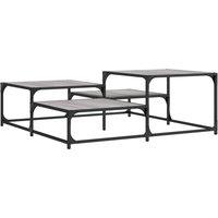 Berkfield Home Coffee Table Grey Sonoma 107x107x40 cm Engineered Wood | Size: 107 x 107 x 40 cm