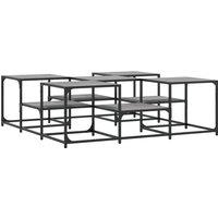 Berkfield Home Coffee Table Grey Sonoma 121x121x40 cm Engineered Wood | Size: 121 x 121 x 40 cm