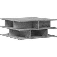 Berkfield Home Coffee Table Grey Sonoma 70x70x29 cm Engineered Wood | Size: 70 x 70 x 29 cm