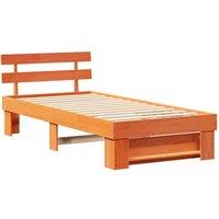 Berkfield Home Brown 90 x 200 cm Solid pine wood