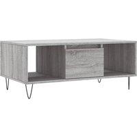 Berkfield Home Coffee Table Grey Sonoma 90x50x36.5 cm Engineered Wood