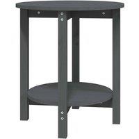 Berkfield Home Coffee Table Grey 55x60 cm Solid Wood Pine