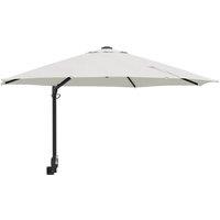 Berkfield Home Cantilever Umbrella Sand Polyester, Aluminium Large Collapsible in Beige