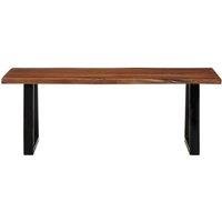 Berkfield Home Coffee Table Honey Brown 110x55x40 cm Solid Wood Acacia | Size: 110 x 55 x 40 cm