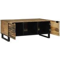 Berkfield Home Coffee Table 100x54x40 cm - Solid Mango Wood in Brown | Size: 100 x 54 x 40 cm