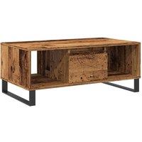 Berkfield Home Coffee Table Old Wood 90x50x36.5 cm Engineered Wood in Brown