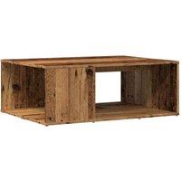 Berkfield Home Coffee Table Old Wood 90x67x33 cm Engineered Wood in Brown | Size: 90 x 67 x 33 cm
