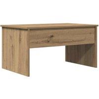 Berkfield Home Coffee Table Artisan Oak 80x50.5x41.5 cm Engineered Wood in Brown