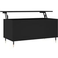 Berkfield Home Coffee Table Black 90x44.5x45 cm Engineered Wood