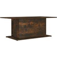 Berkfield Home Coffee Table Smoked Oak 102x55.5x40 cm Engineered Wood in Brown