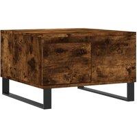 Berkfield Home Coffee Table Smoked Oak 55x55x36.5 cm Engineered Wood in Brown